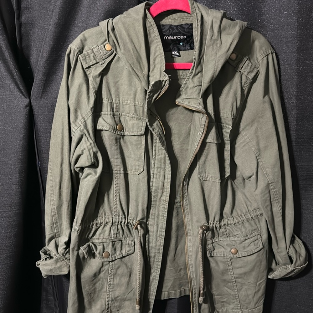 Maurices Olive Utility Jacket